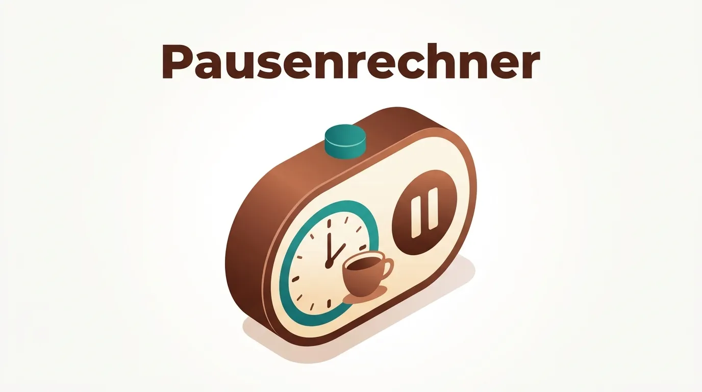 Pausenrechner nach ArbZG §4