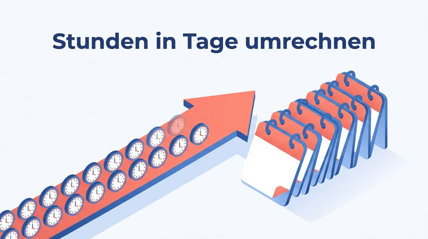 Stunden in Tage umrechnen